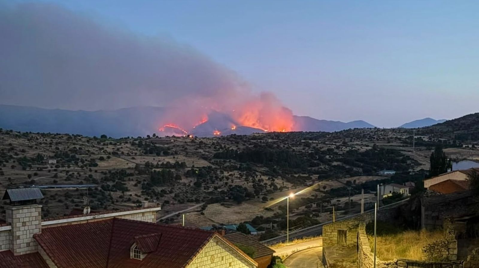 Incencendio en Burgohondo. Ávila, 2026.
