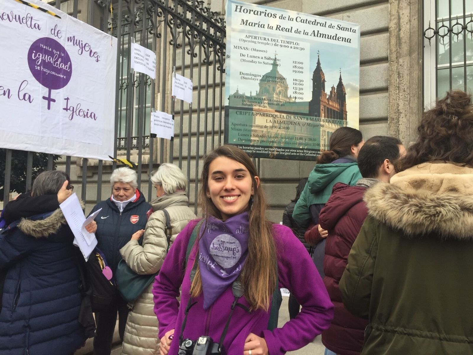 María García, movilizada por la igualdad