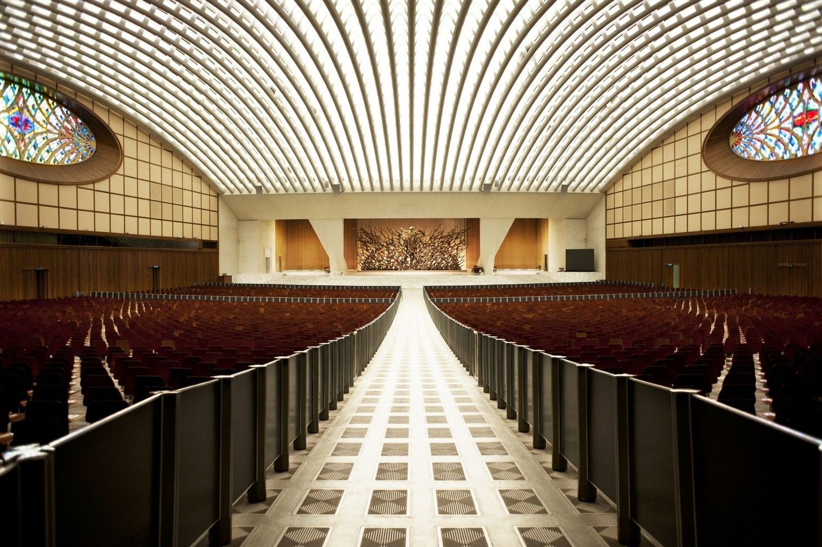 Sala de audiencias del vaticano