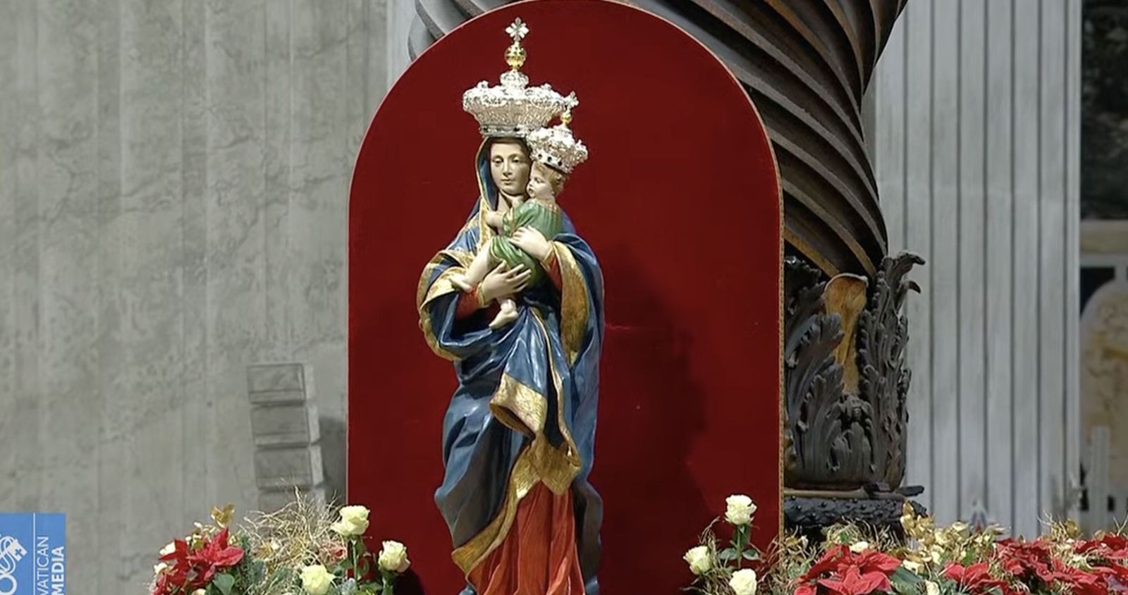Virgen en la Basílica