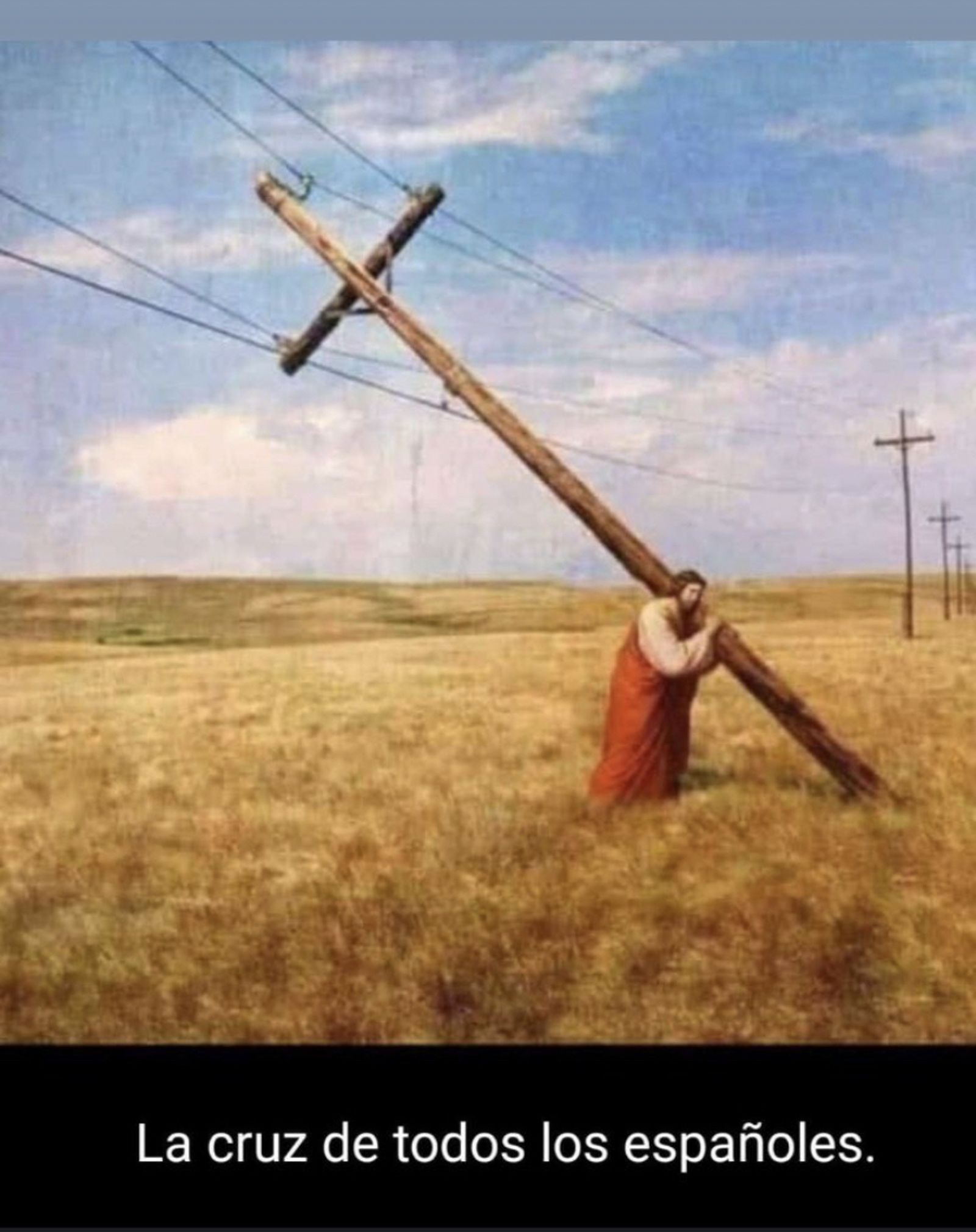 La cruz de todos los españoles