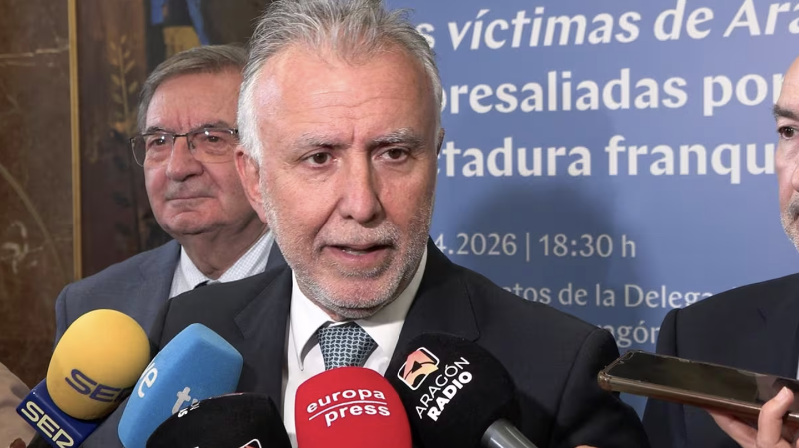 El ministro de Política Territorial y Memoria Democrática, Ángel Víctor Torres