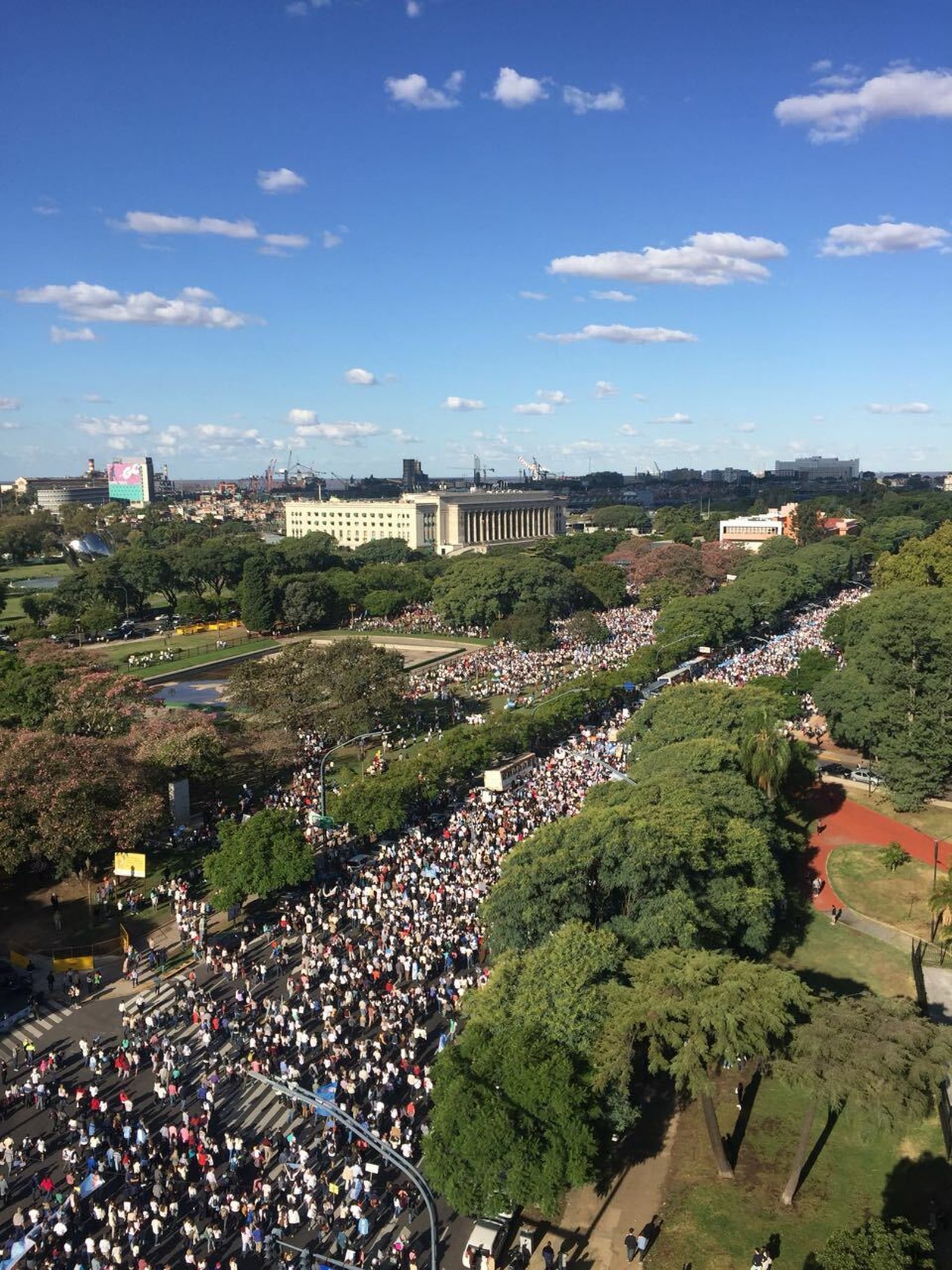 Marcha contra el aborto en Buenos Aires