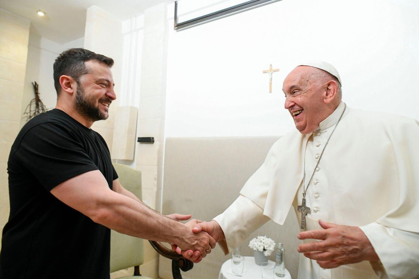 Papa Francisco y Zelenski