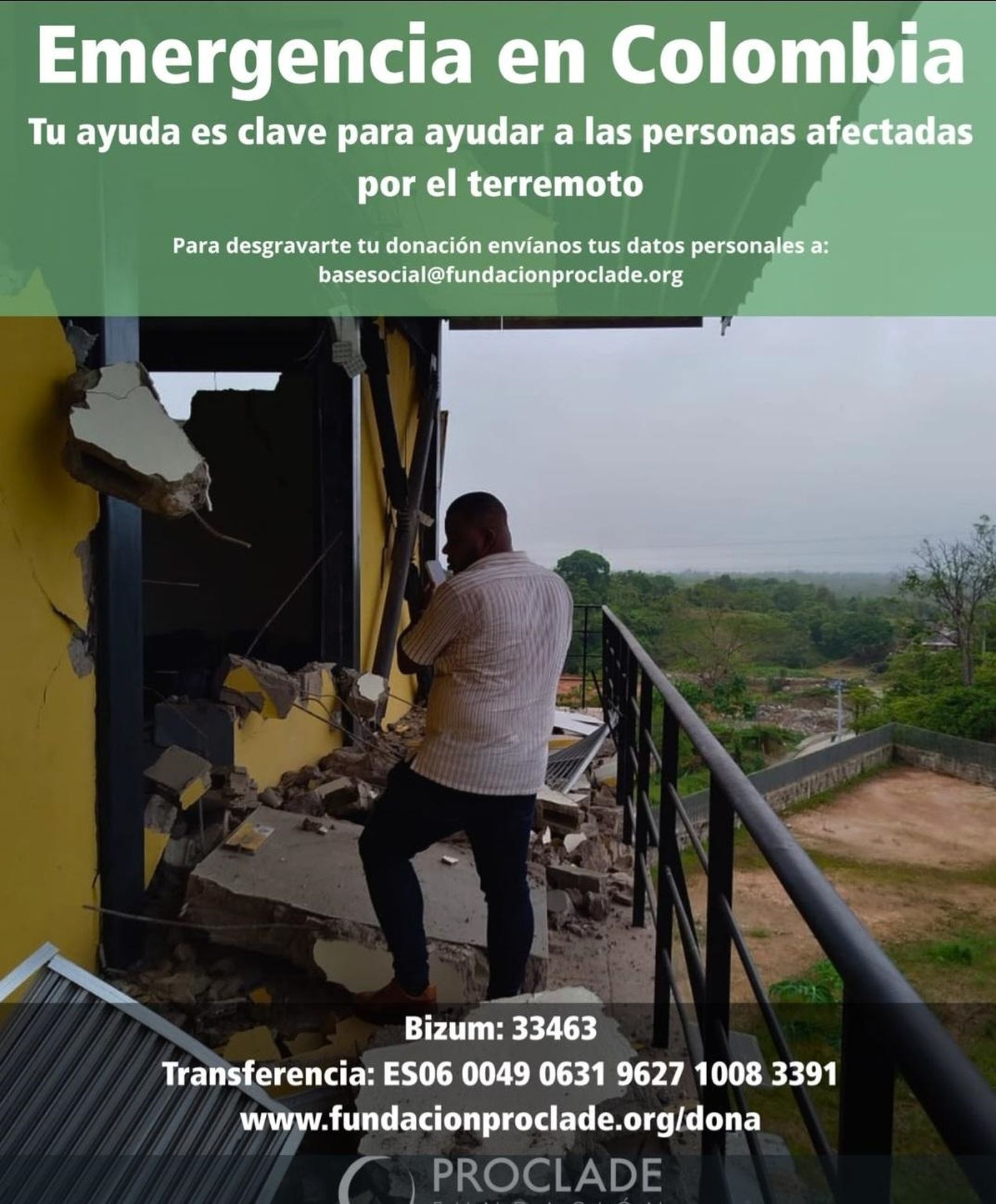 Ayuda para Colombia.