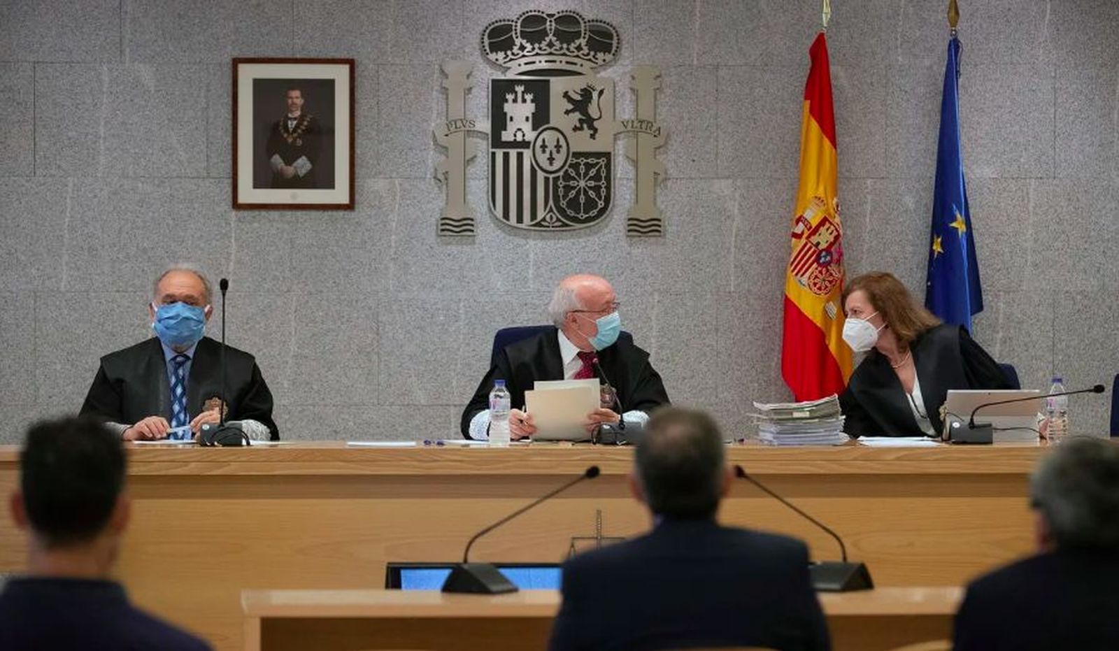 Un momento del juicio en la Audiencia Nacional