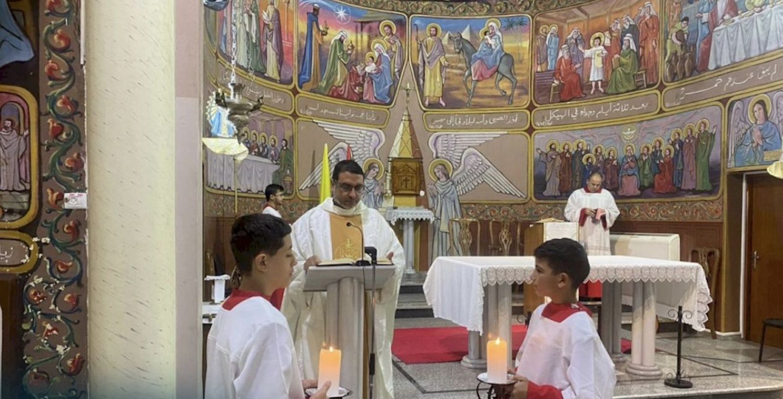 Gabriel Romanelli es el único párroco en Gaza