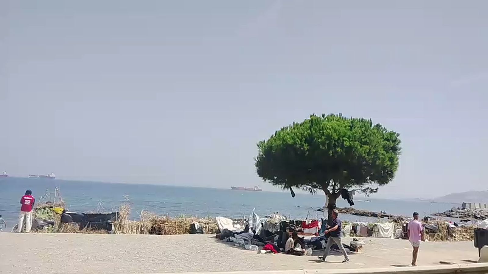 La playa del Trampolín, de la ciudad autónoma de Ceuta.