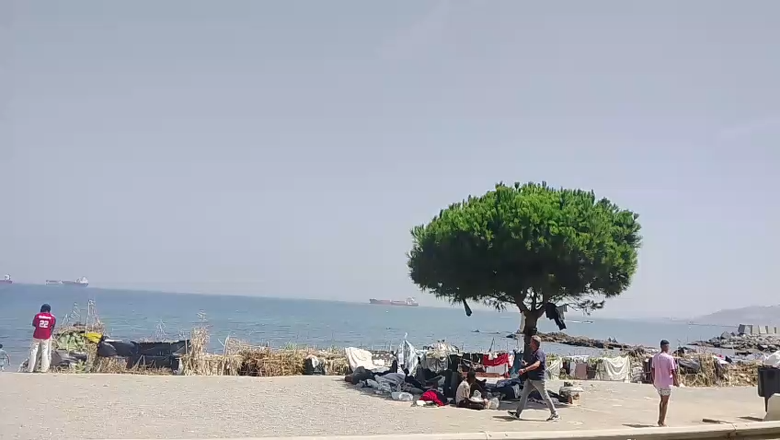 La playa del Trampolín, de la ciudad autónoma de Ceuta.