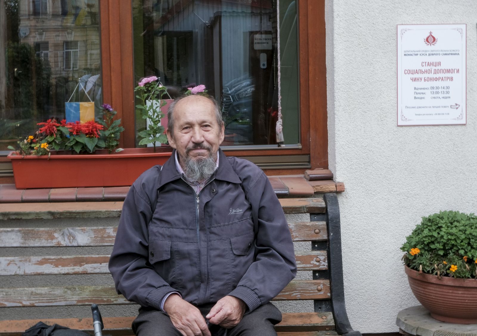 Nicolai, refugiado de Zaporiya