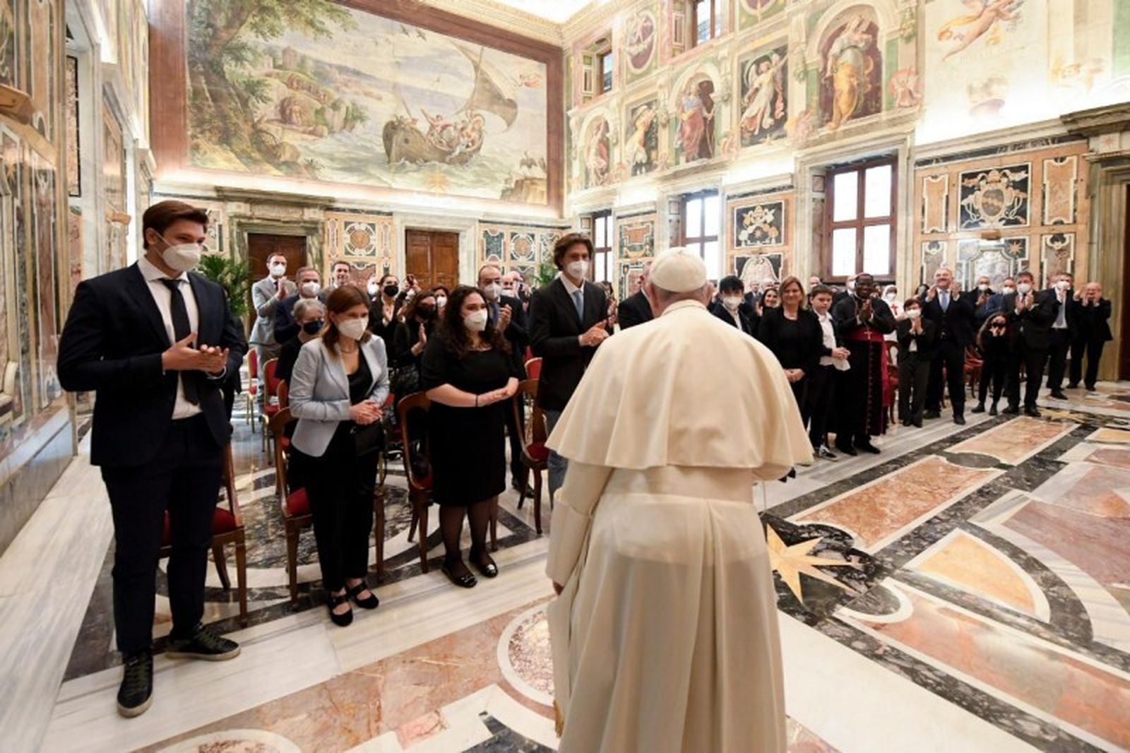Recepción del Papa a la asociación 'Tengo sed'
