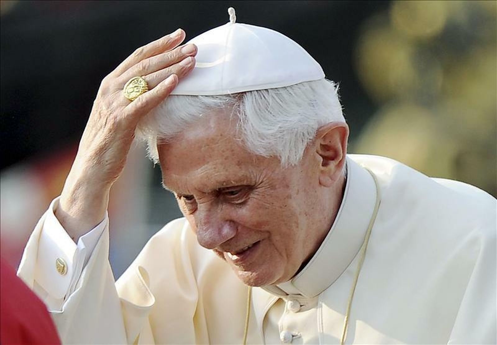 Benedicto XVI, durante la audiencia