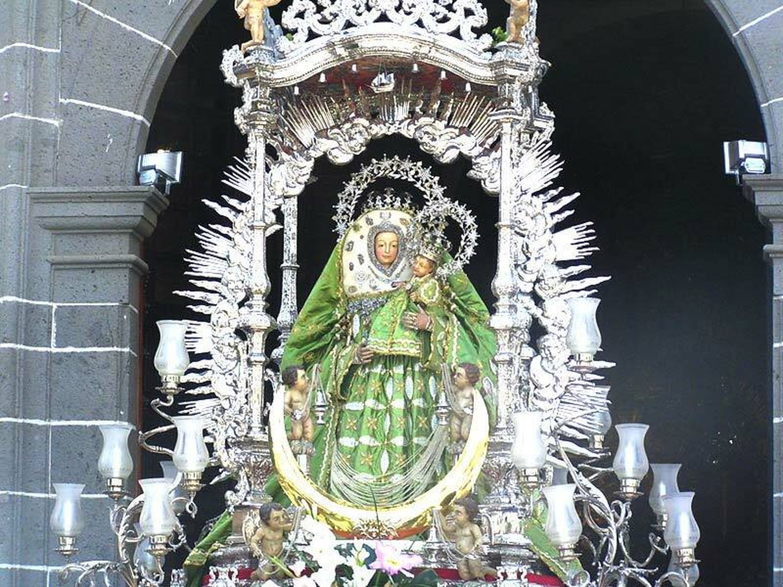 Imagen de la Virgen del Pino, patrona de Canarias