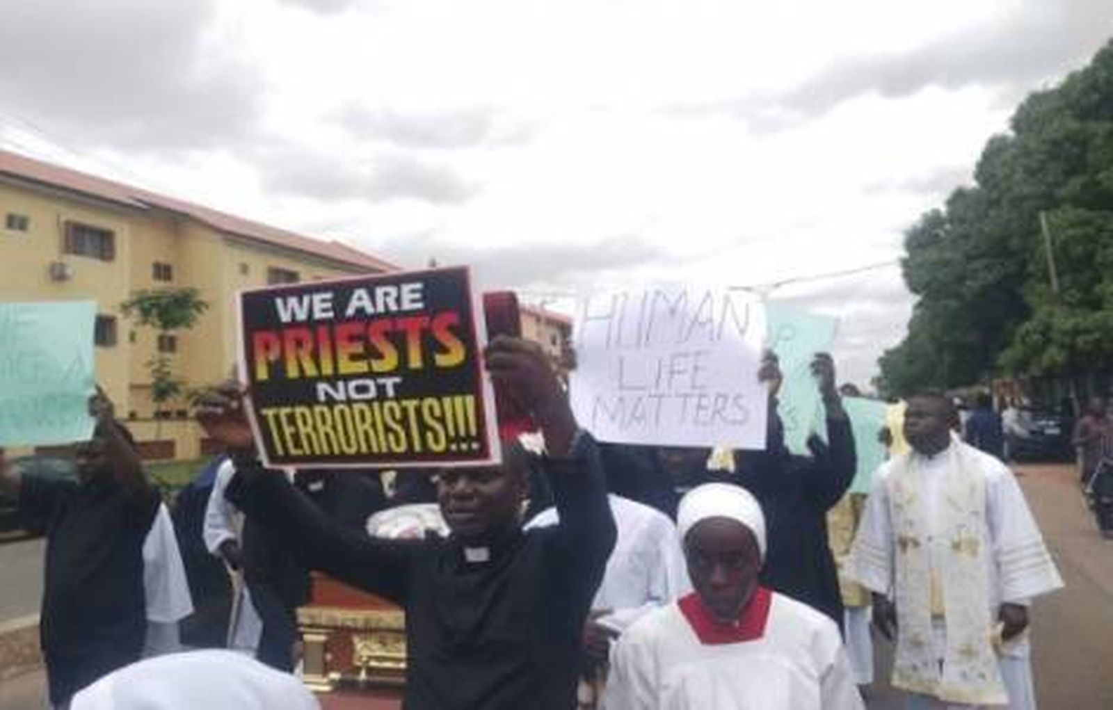 Protestas de sacerdotes en Nigeria