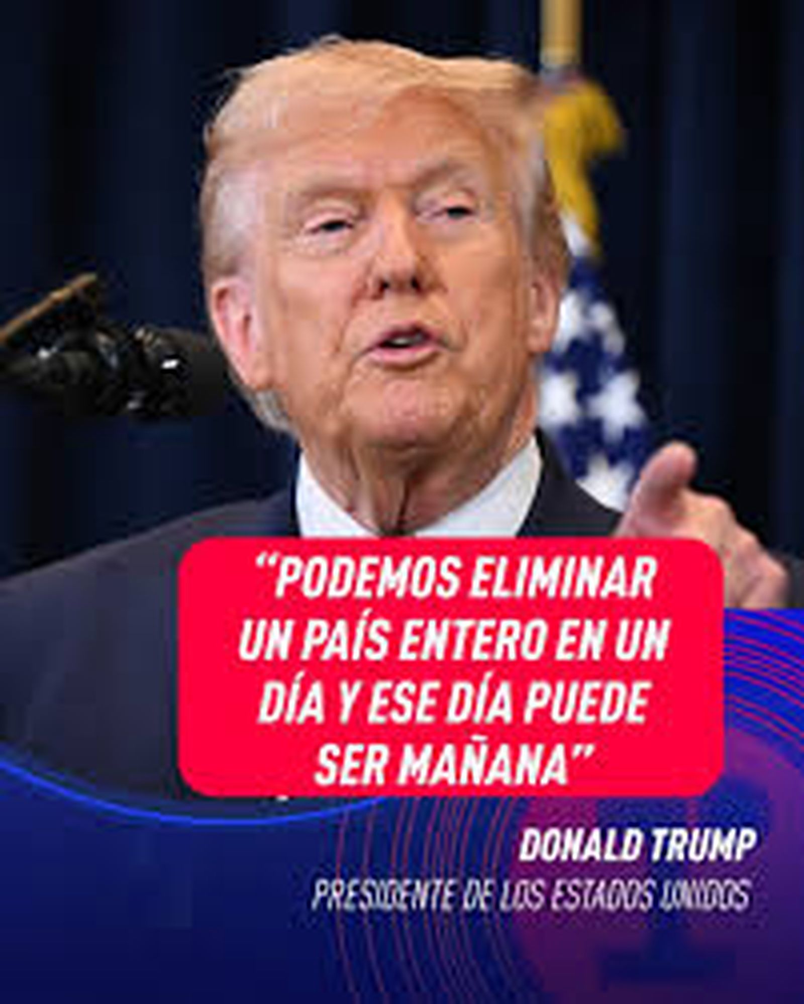 Amenazas de Trump