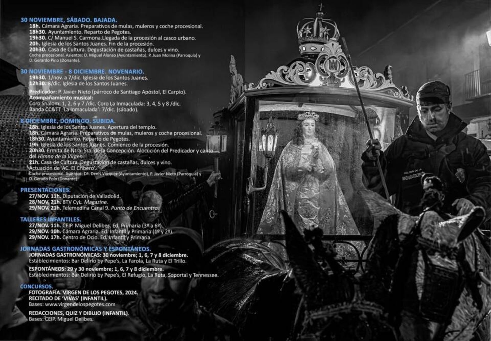 Programación en honor de la Virgen de los Pegotes