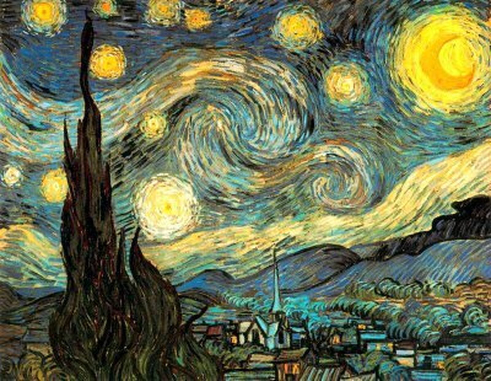 Vista de la Noche estrellada
