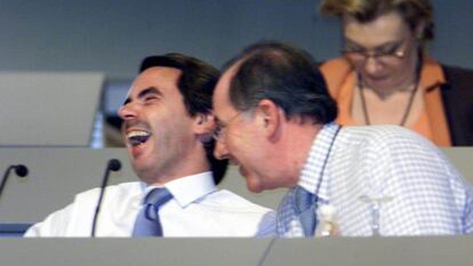 Aznar con Rodrigo Rato