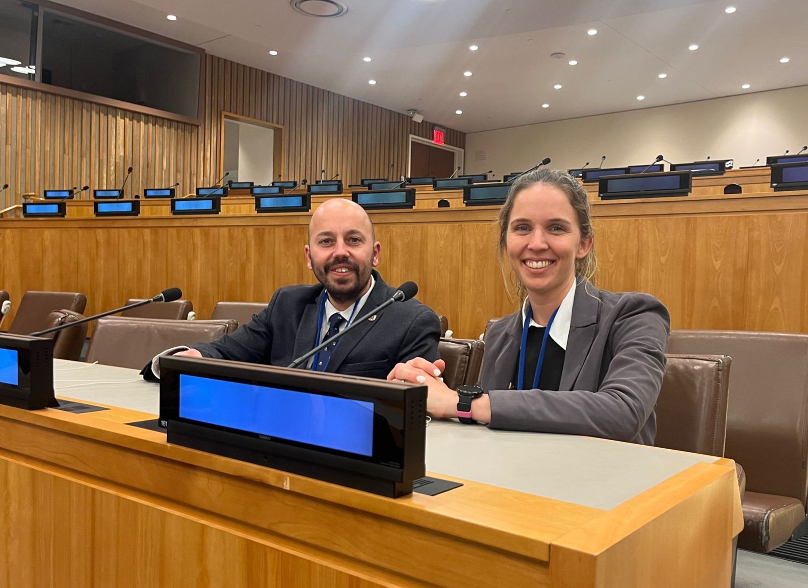 Mensajeros de la Paz, en Naciones Unidas