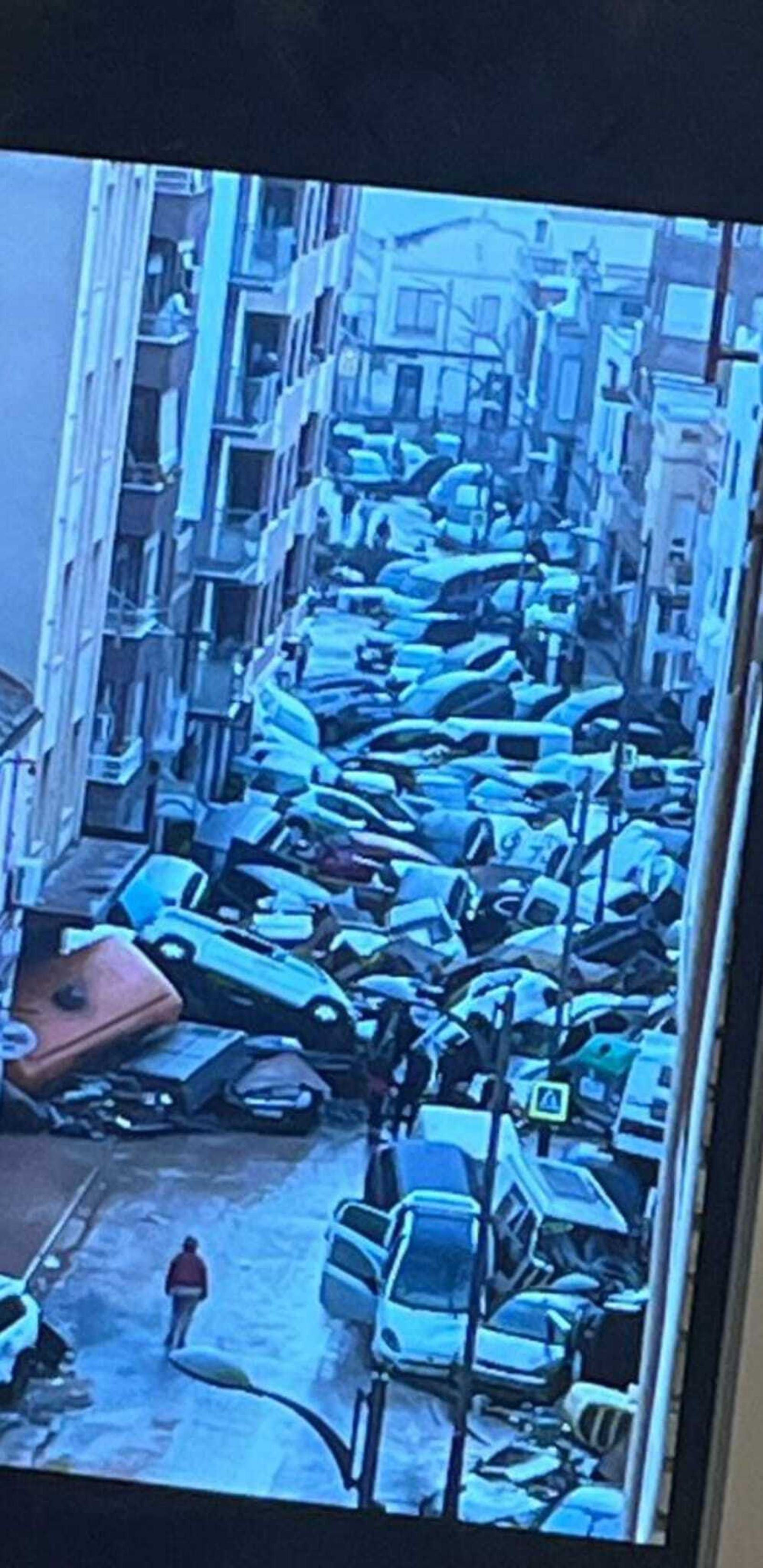 Imágenes de la destrucción