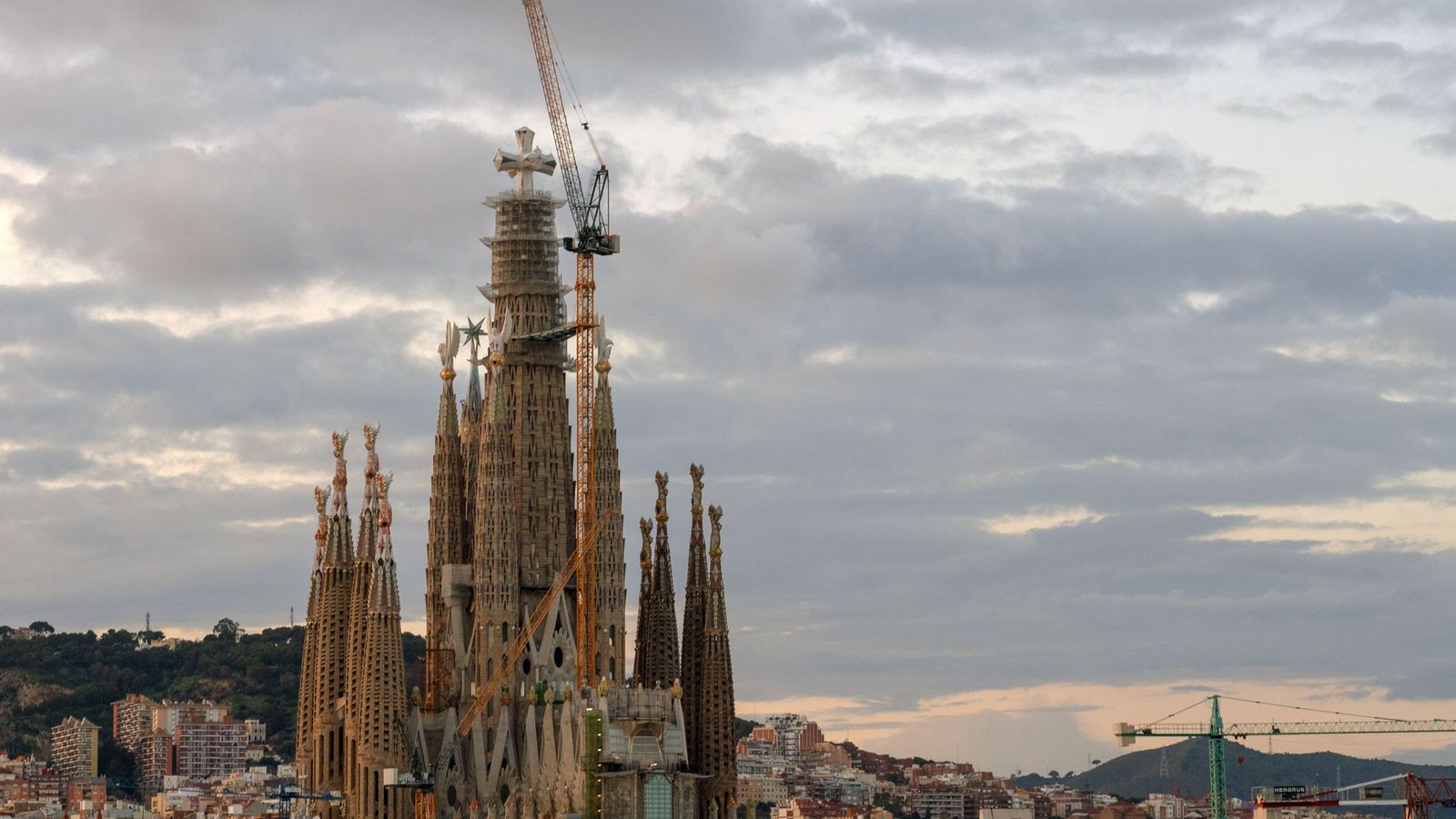 Retirada de los andamios de la Torre de Jesús