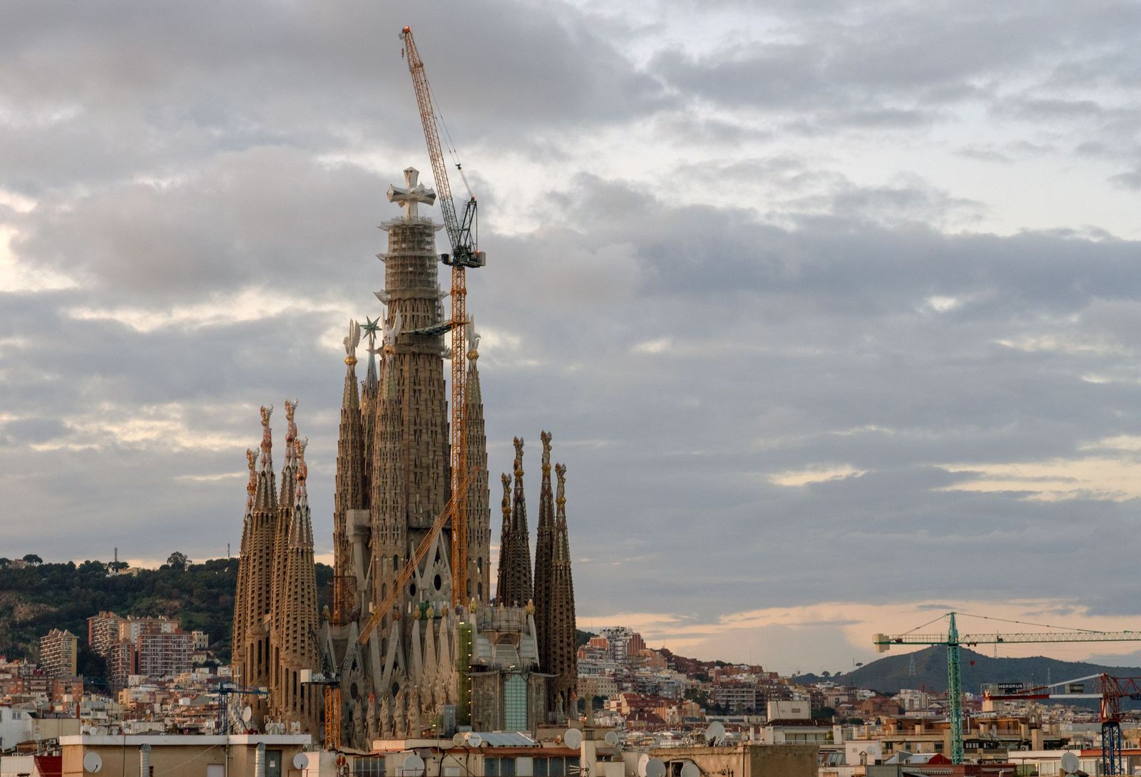 Retirada de los andamios de la Torre de Jesús