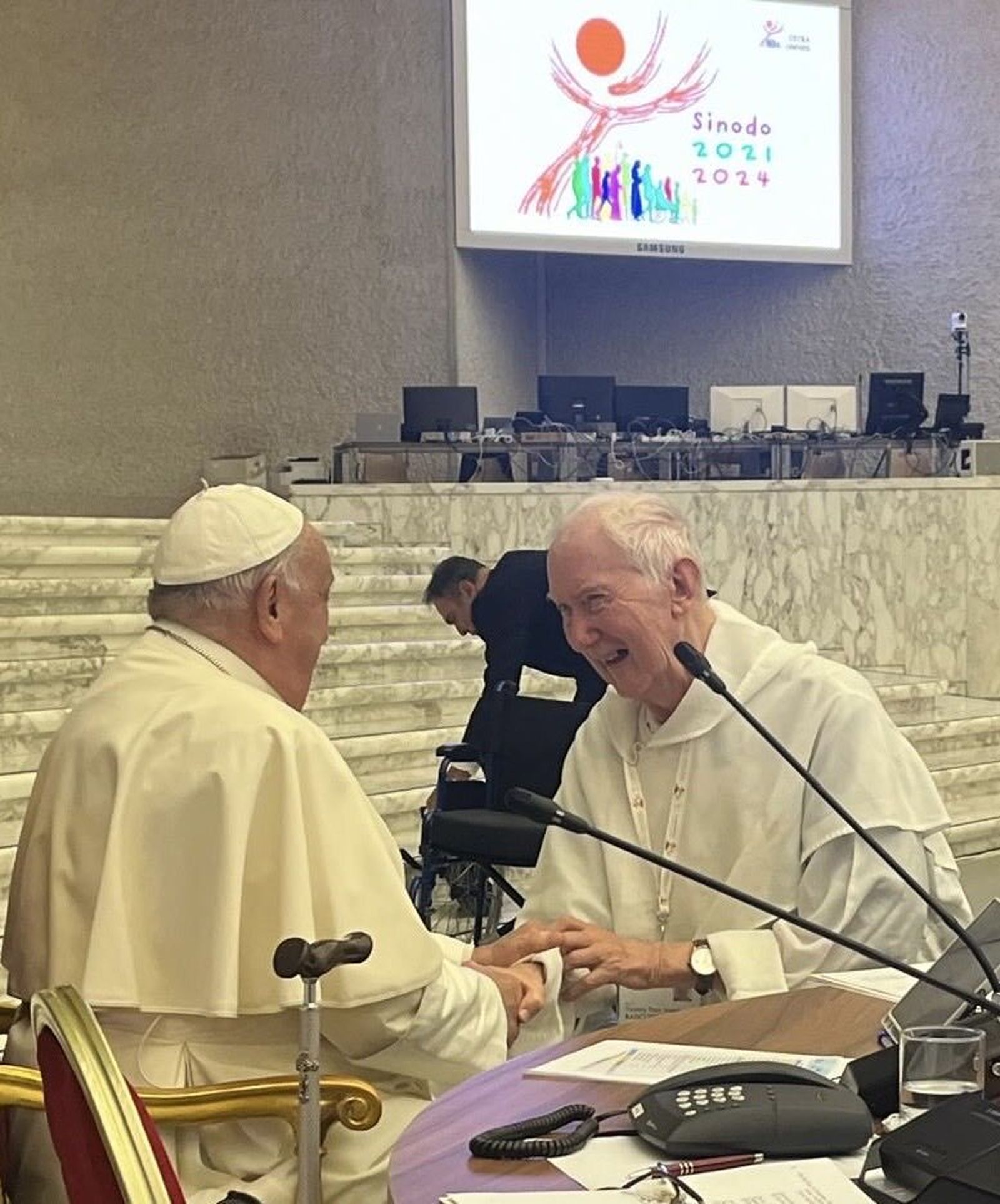 El papa Francisco y Fr. Timothy