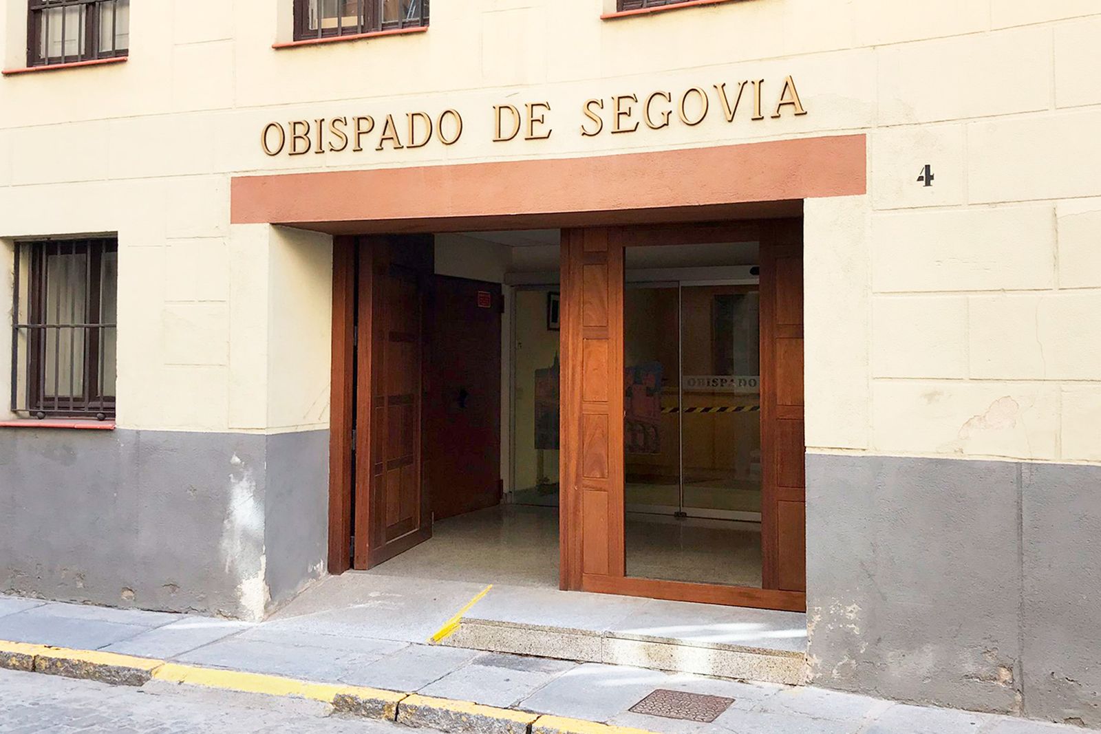 Fachada del Obispado de Segovia