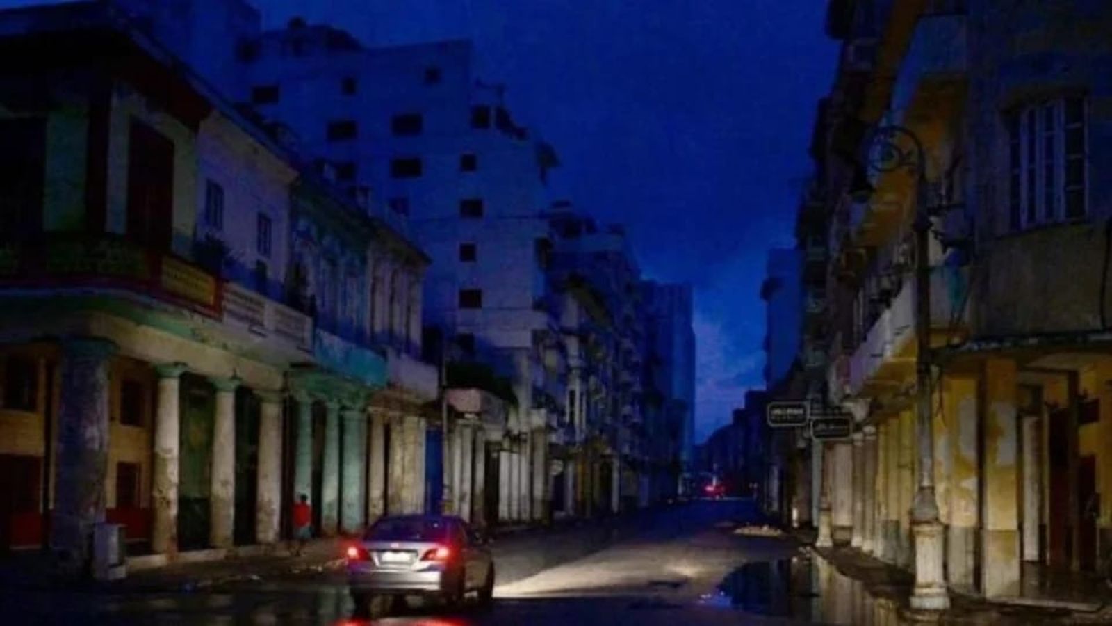 Apagón en Cuba