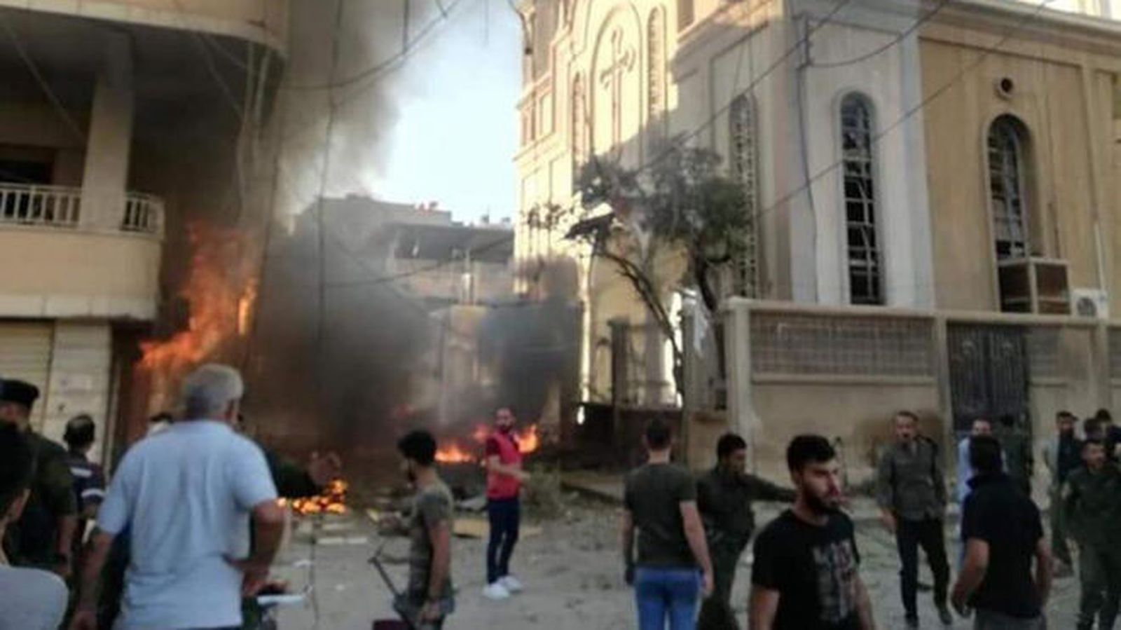 Atentado en una iglesia del noreste de Siria.