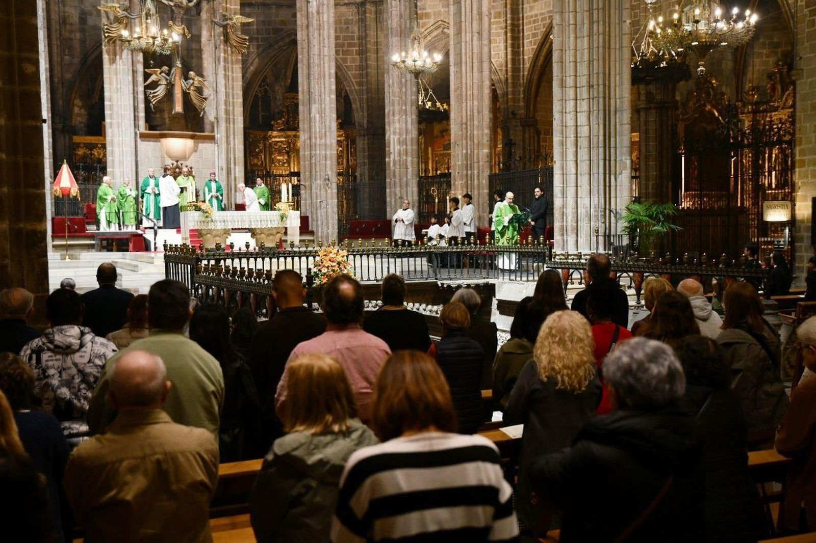 Misa en Barcelona por las víctimas de la dana