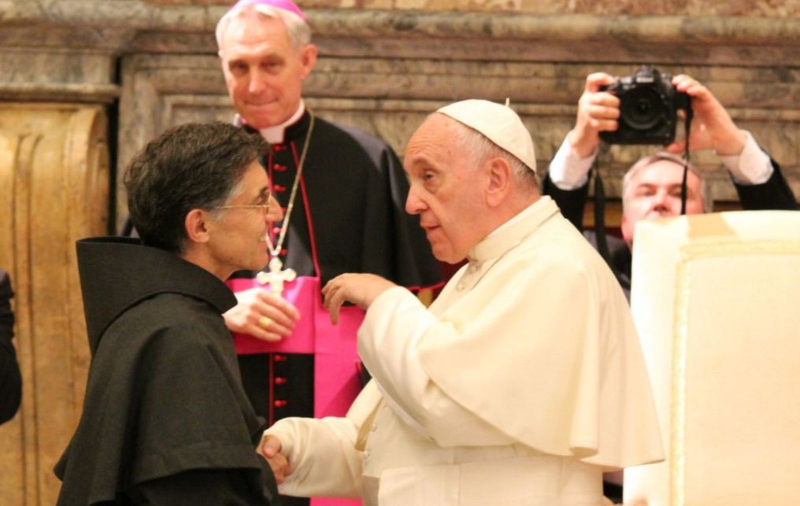 Trovarelli con el Papa Francisco