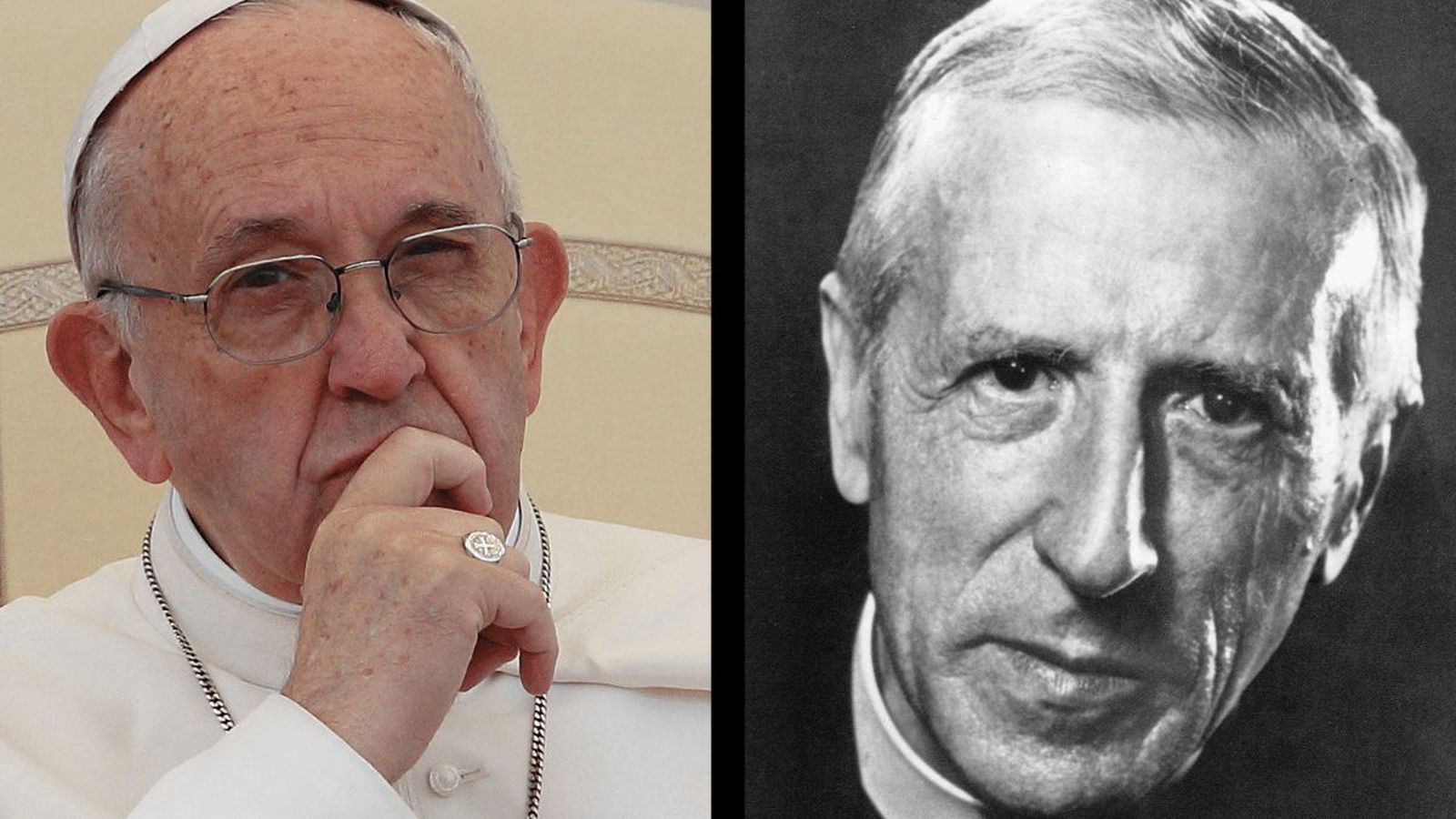 Francisco y Teilhard de Chardin