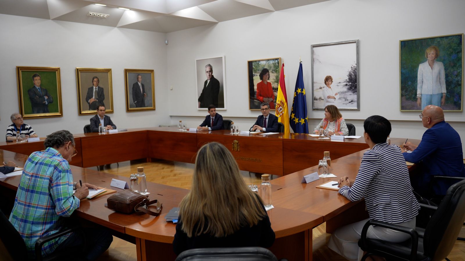 Reunión en Moncloa