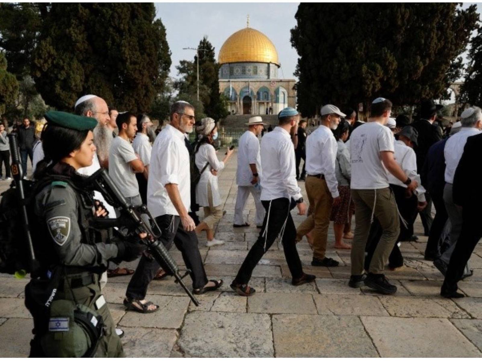 Colonos israelíes en Al Aqsa