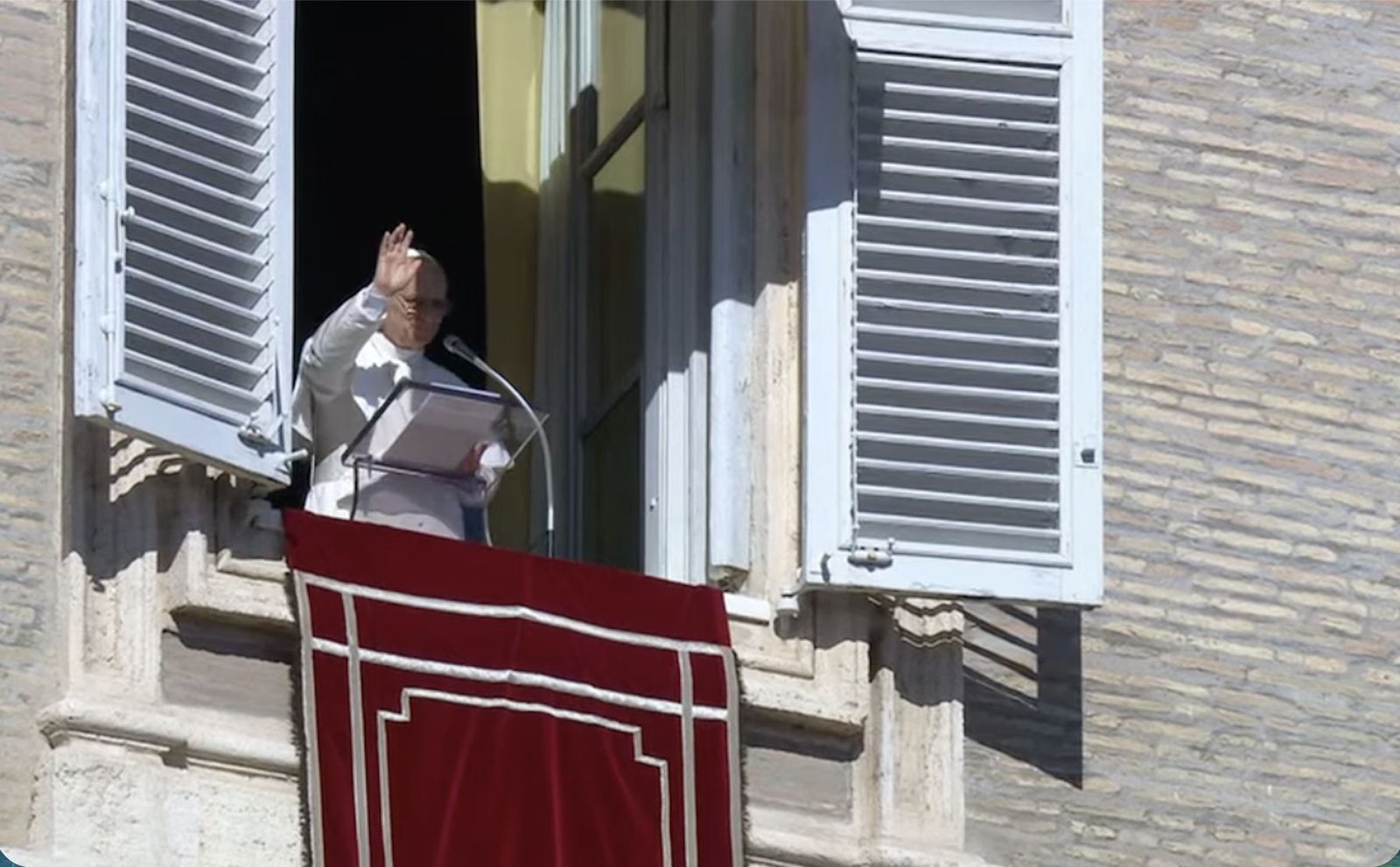 El Papa ,en el ángelus