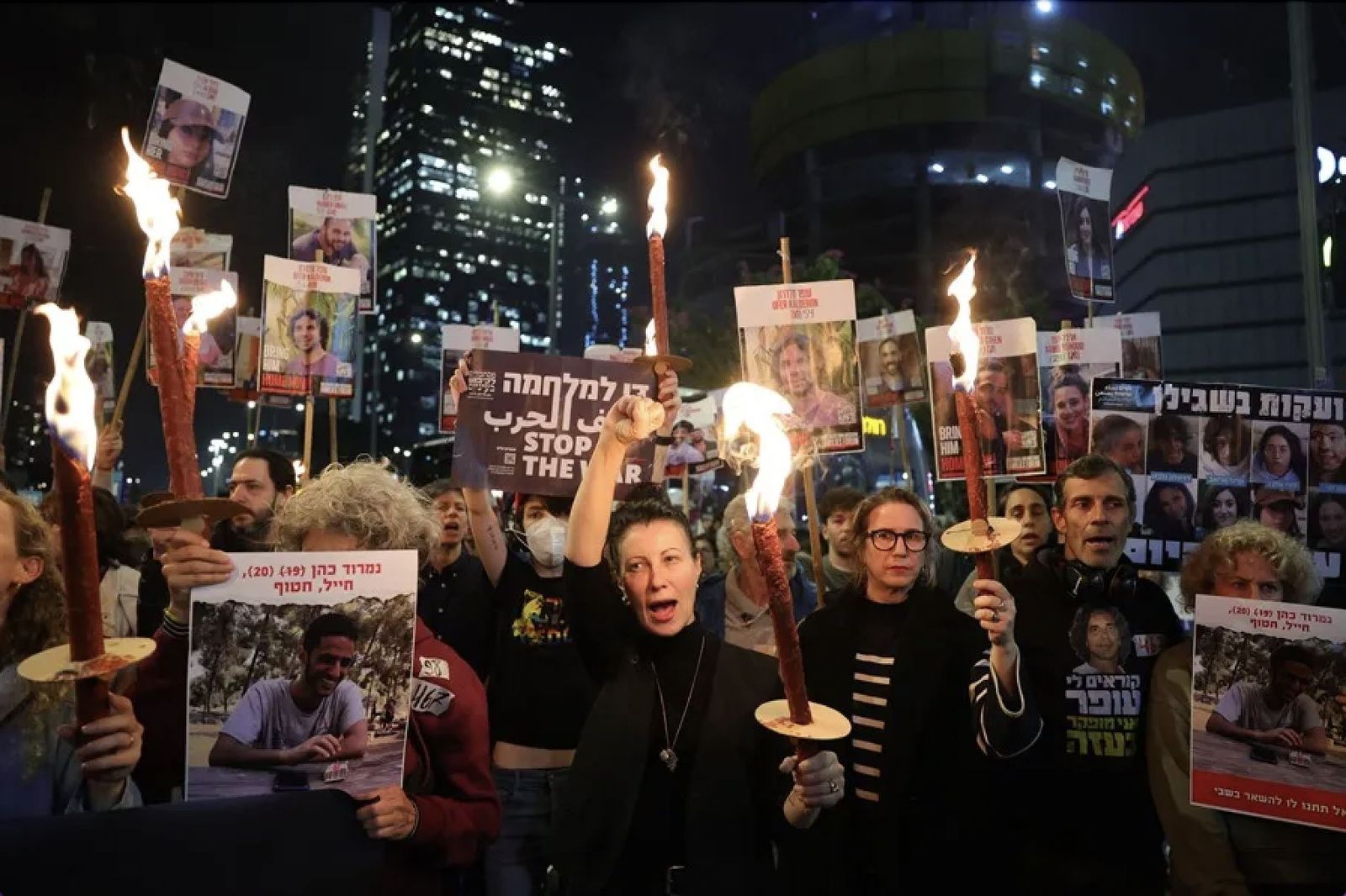 Familiares de los rehenes retenidos por Hamas en Gaza