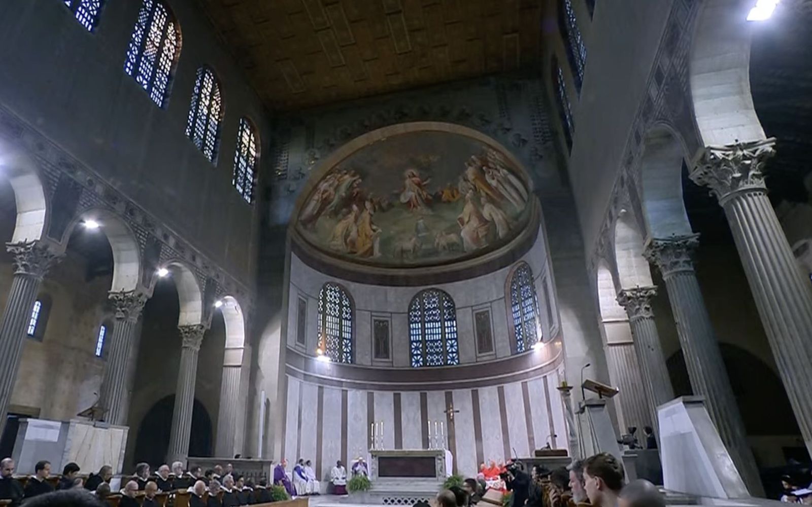 Papa, en San Anselmo