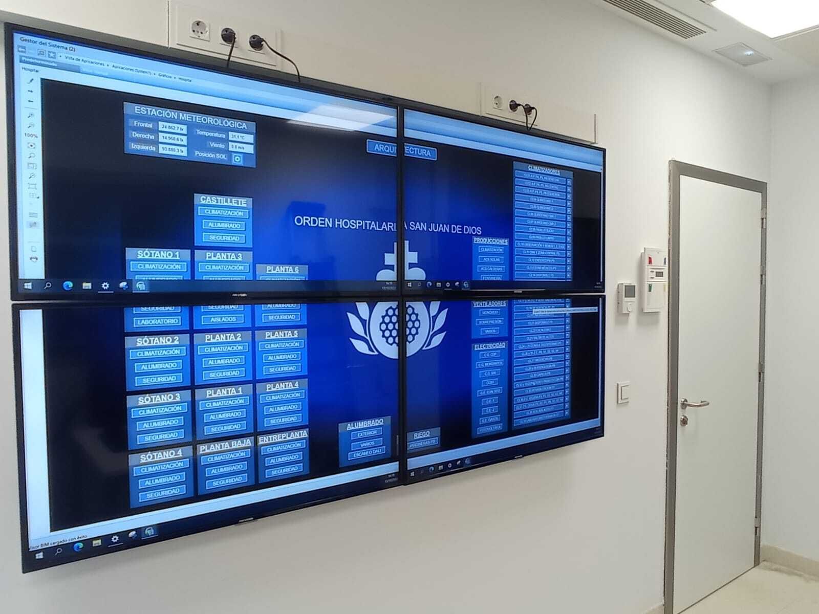 Centro de control y seguridad de San Juan de Dios en Sevilla