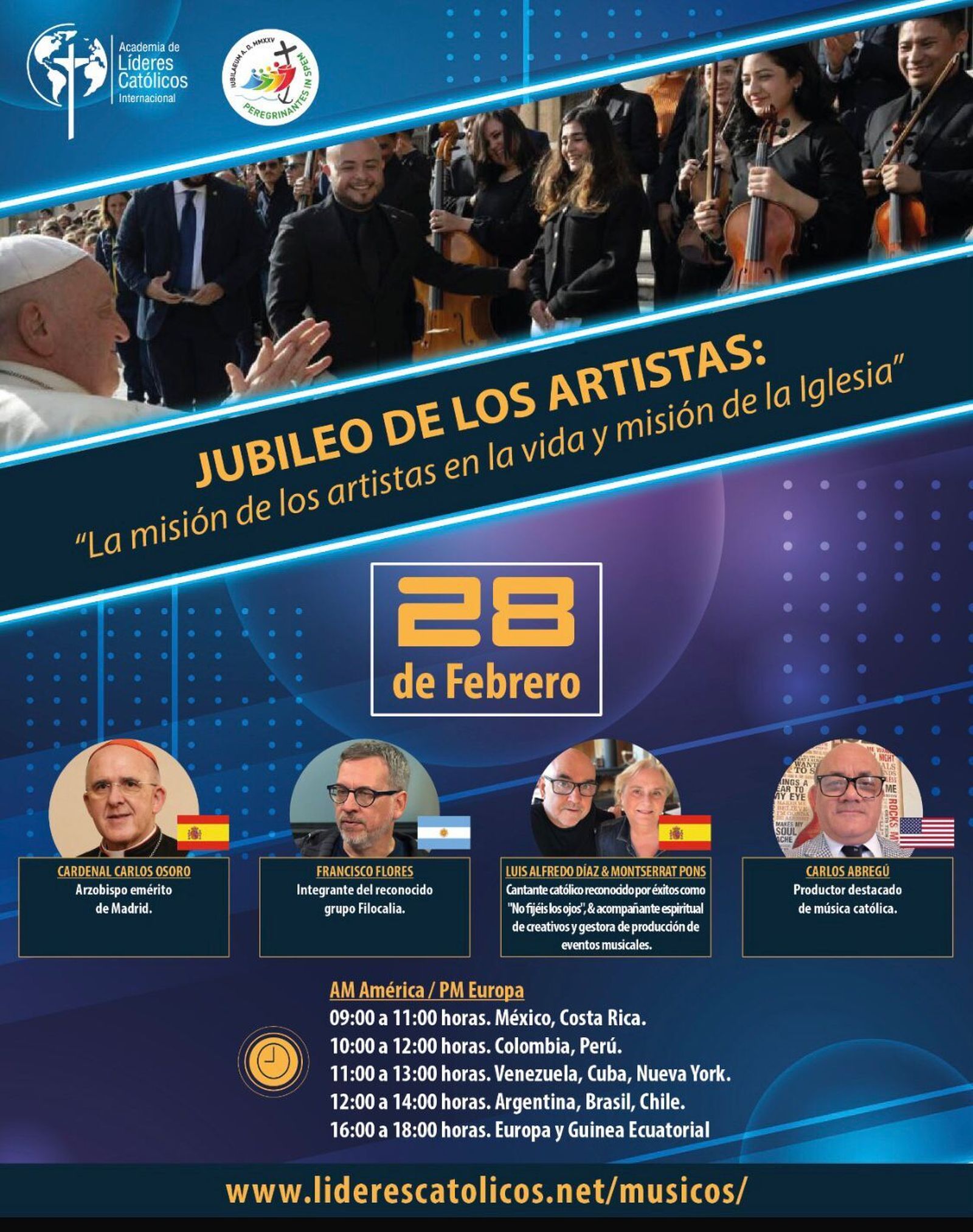 La Academia de Líderes Católicos con los artistas católicos del mundo