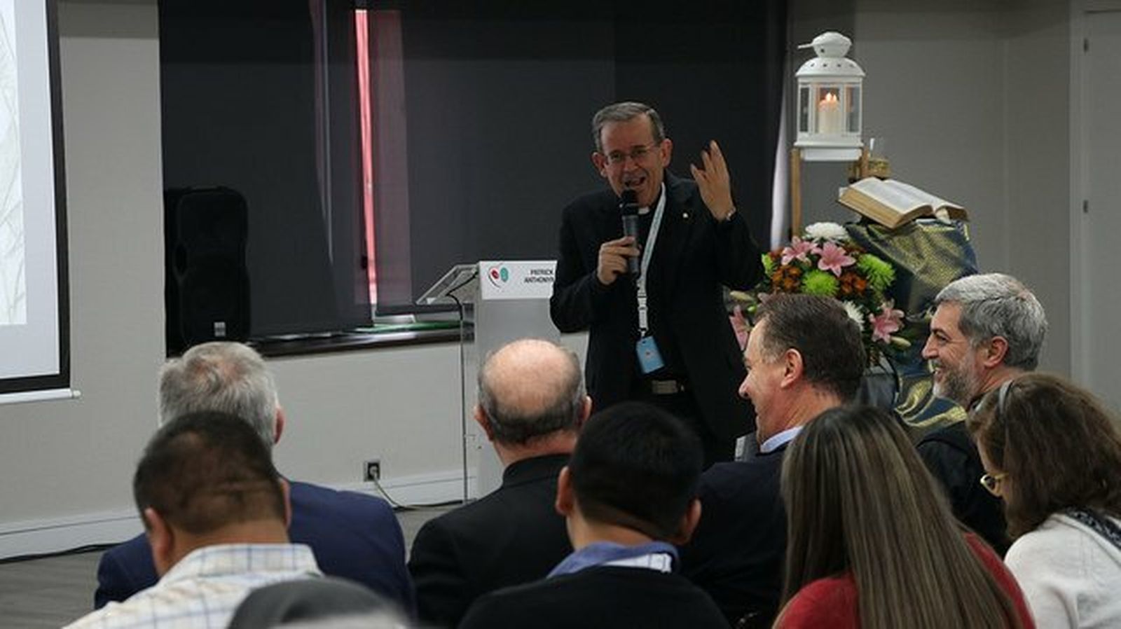 Fabio Attard, en el congreso de pastoral juvenil de los salesianos
