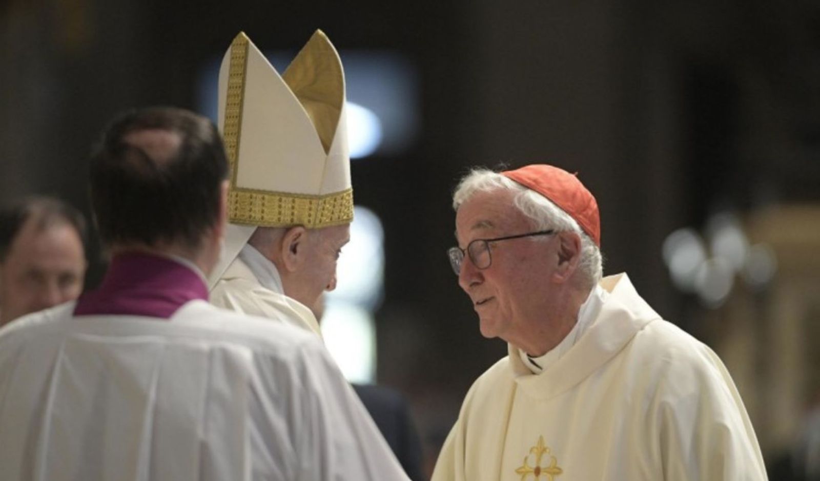 Papa y cardenal Nichols