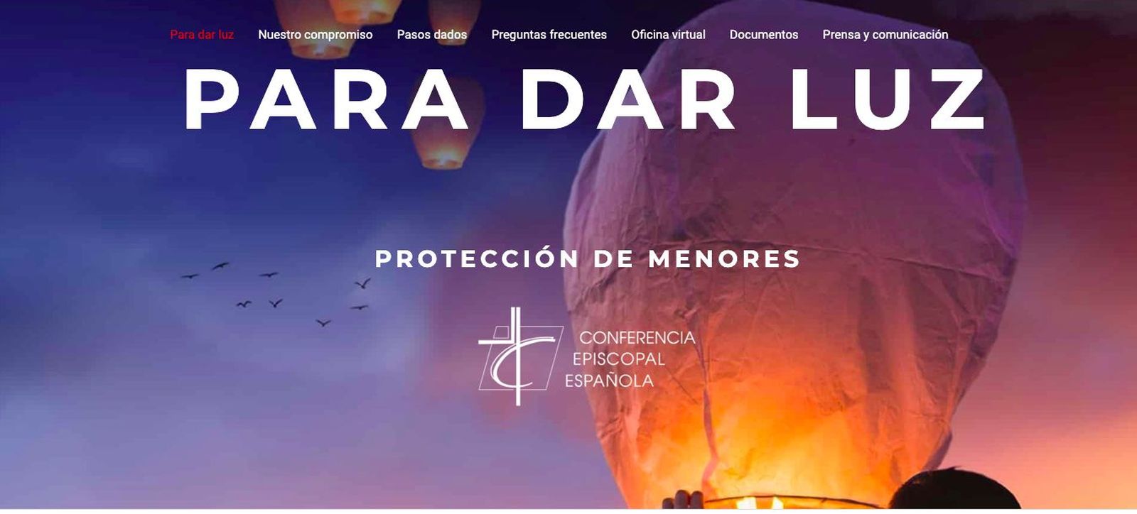 Captura de pantalla de paradarluz.com