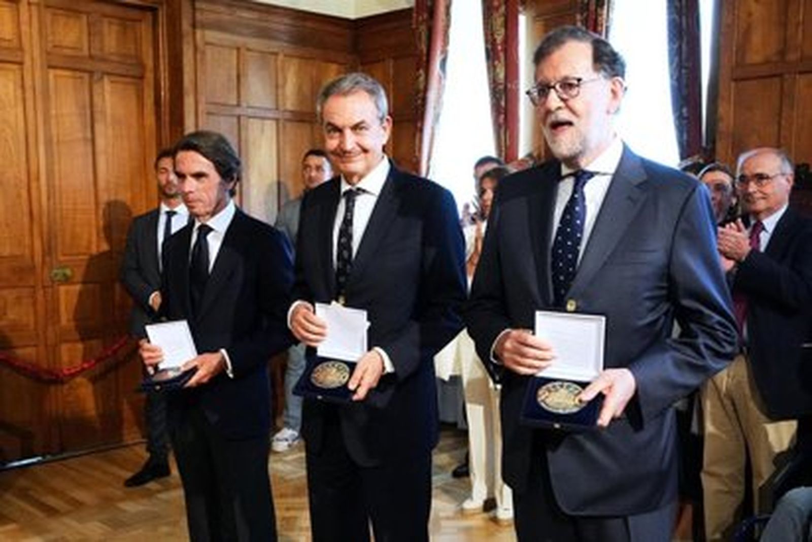 Zapatero Aznar y Rajoy
