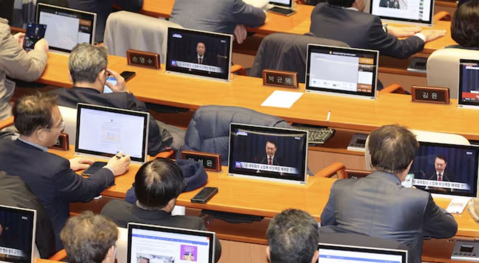 Protestas contra el ya ex presidente de Corea del Sur
