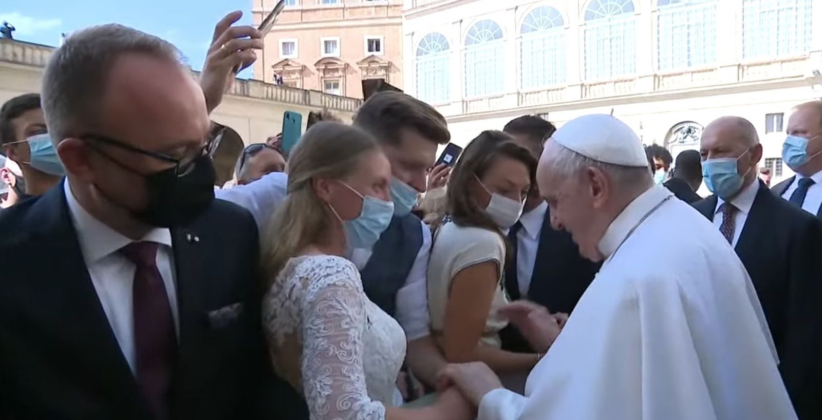 El Papa, en la audiencia