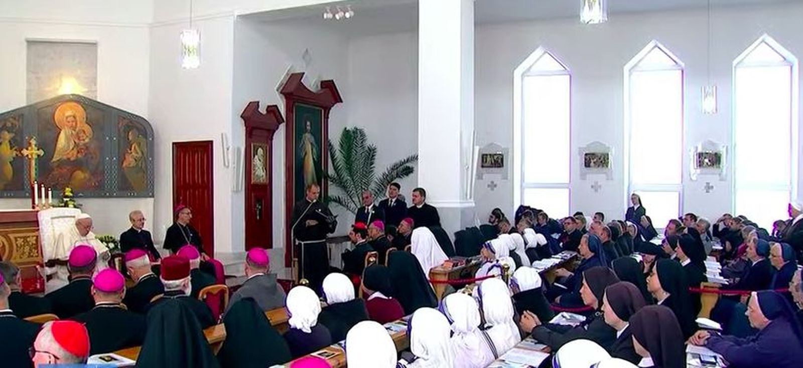 Encuentro del Papa con las comunidades cristianas de Kazajistán