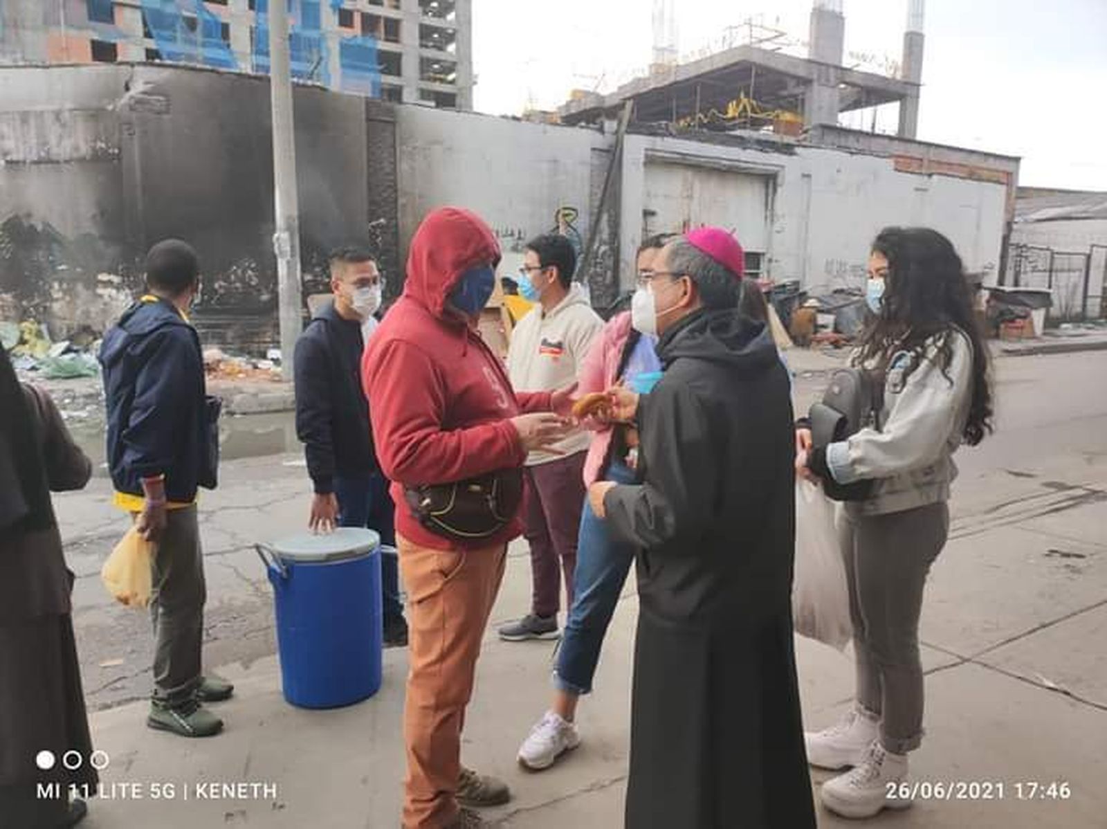 Arzobispo y mendigos