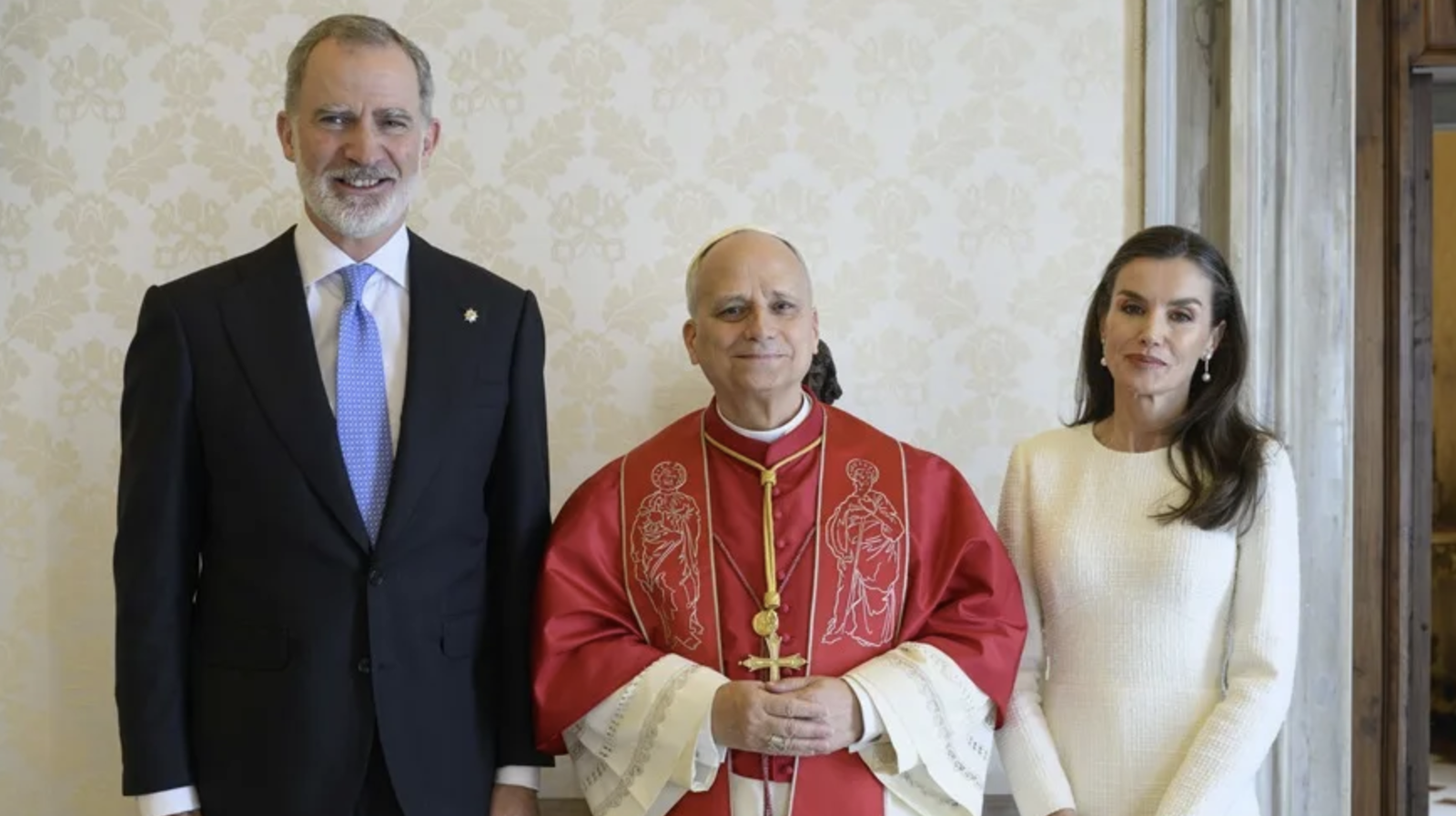 Los Reyes, con el Papa