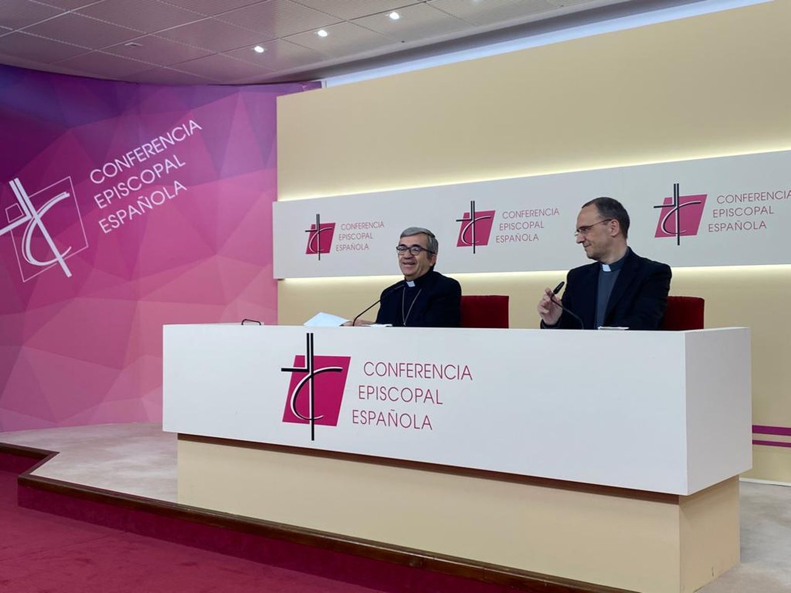 Luis Argüello, en rueda de prensa